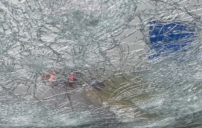 WATCH: Mother Nature Caught Taking Out Her Anger On A Tesla Model 3 With A Hail Storm